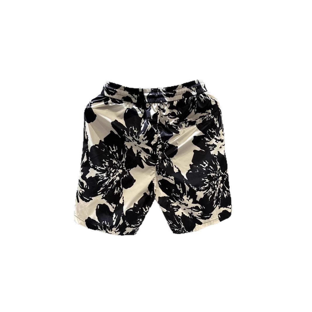 Men's Quick Dry Lightweight Floral Print Shorts Casual Straight Leg Summer Beach Outdoor Walking Shorts_viptrois.com