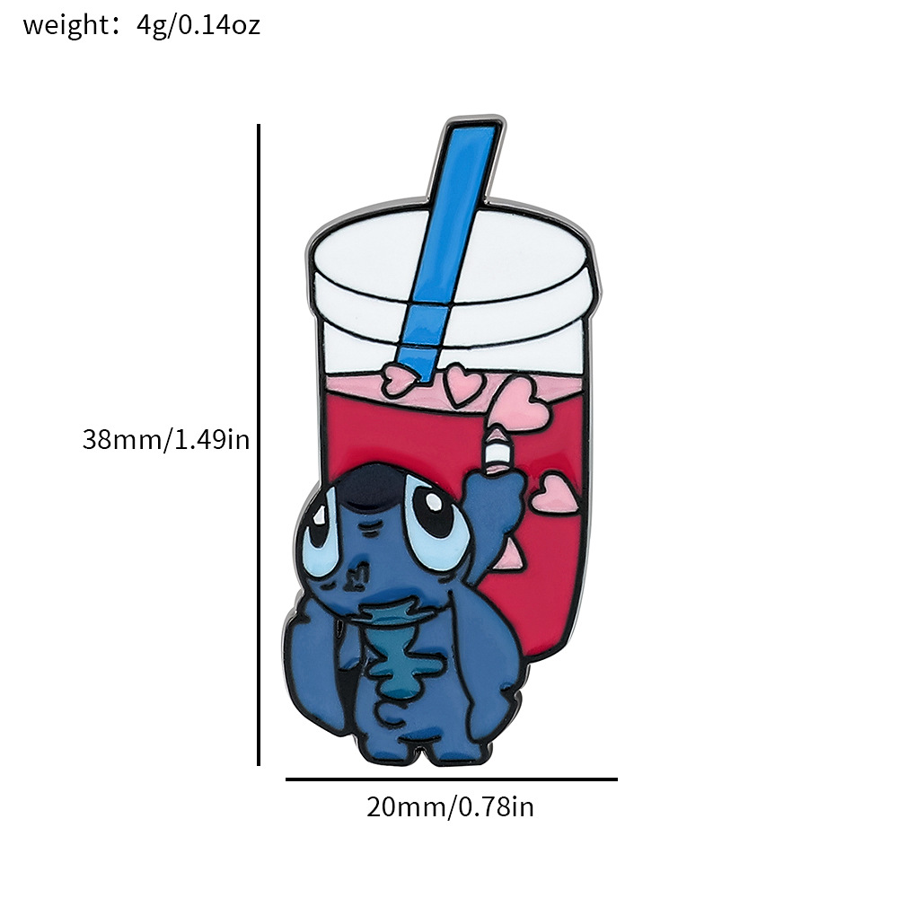 100 Insignias Metálicas Clásicas de Stitch, Broche de Aleación de Star Wars, Stitch, Maestro Yoda, Venta al por Mayor