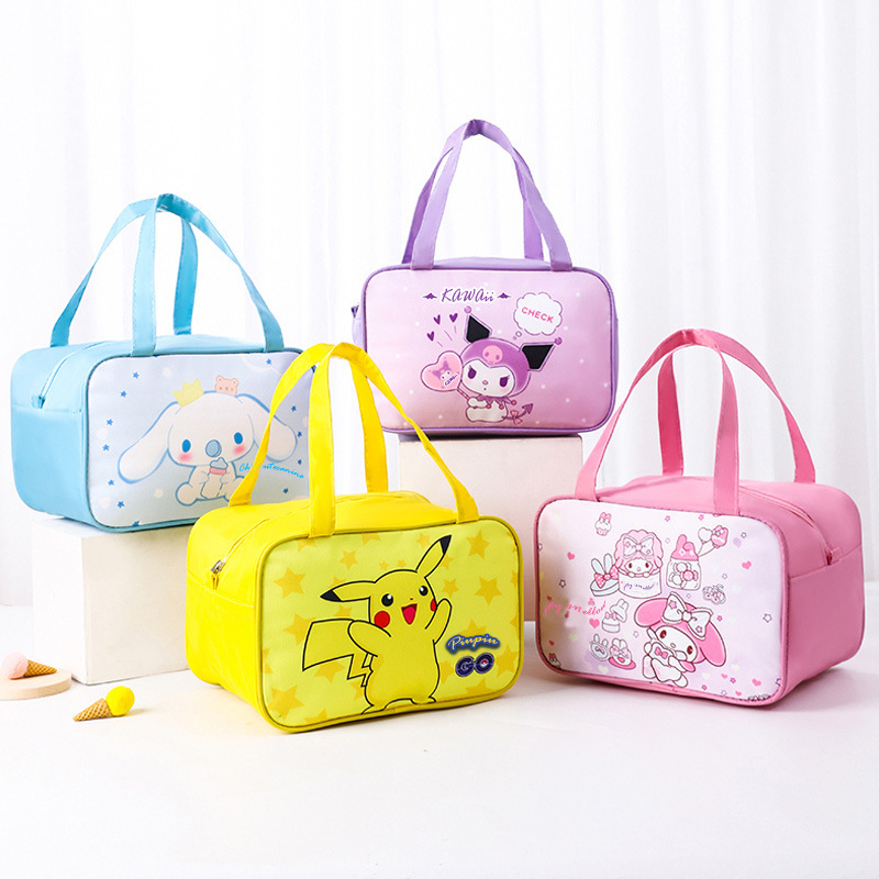 [wholesale advantage] cartoon children student lunch box bag widened aluminum foil material insulation bag lunch bag lunch bag