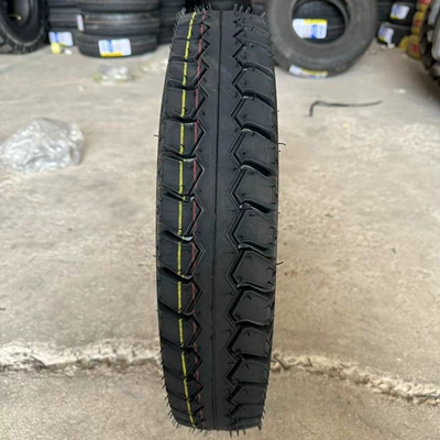 12 Three-Tire Four-Wheel Vehicle — Tire snow chain - 400-12-curved-mixed-pattern-6-ply-tire-includes-inner-tube