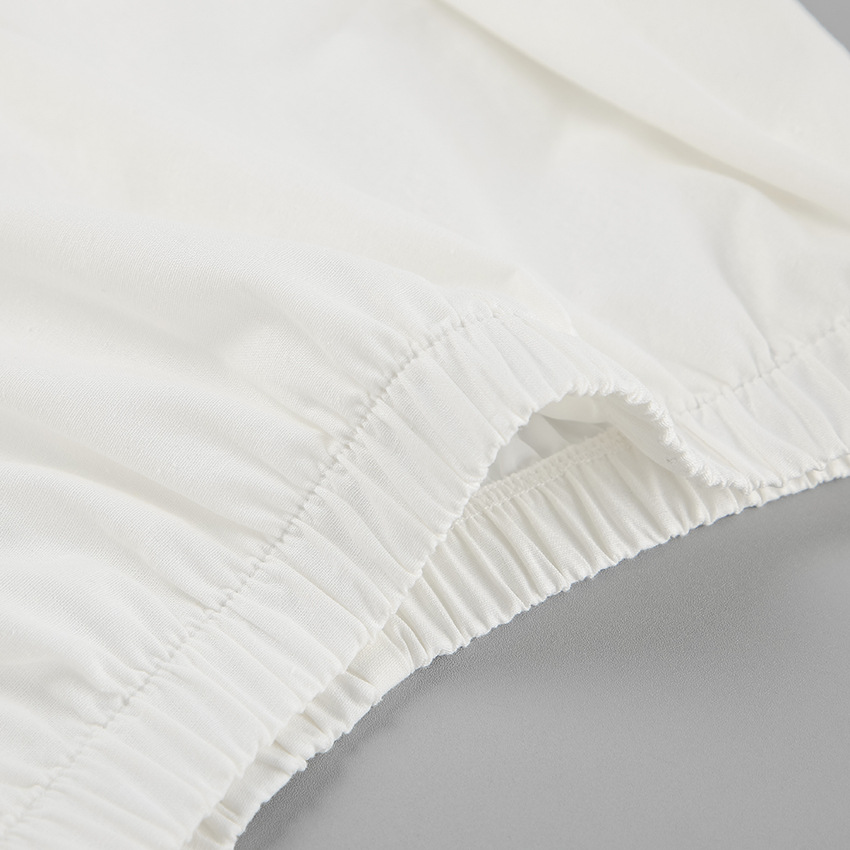 Spring Summer Sexy Design White Cotton Linen Sleeveless Square Collar Short Top Mid Waist Split Skirt Two Piece Sets