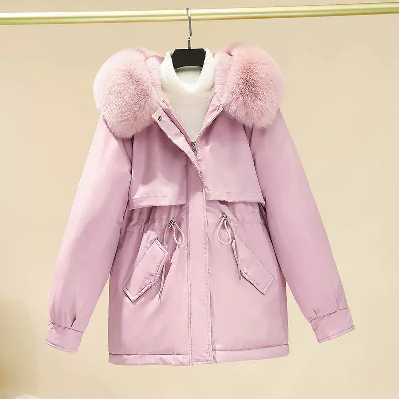 Warm down jacket with down, Korean style, for teenagers