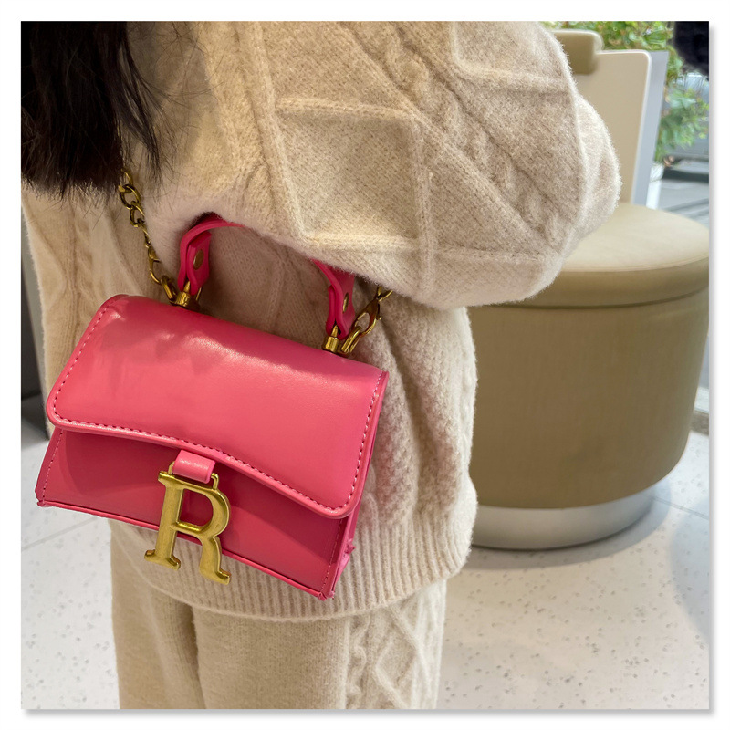 Girl's Solid Color Pu Leather Magnetic Buckle Kids Wallets display picture 3