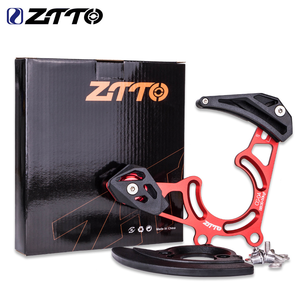 ZTTO/Chaser de guía de cadena de disco único de bicicleta de montaña DH protector de cadena de cola suave 32T-38T protector de marco
