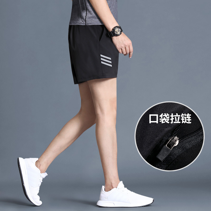 Pantalones cortos deportivos para hombres hielo seco de seda para mujeres correr maratón de playa de verano delgado pista y campo entrenamiento de acondicionamiento físico panty