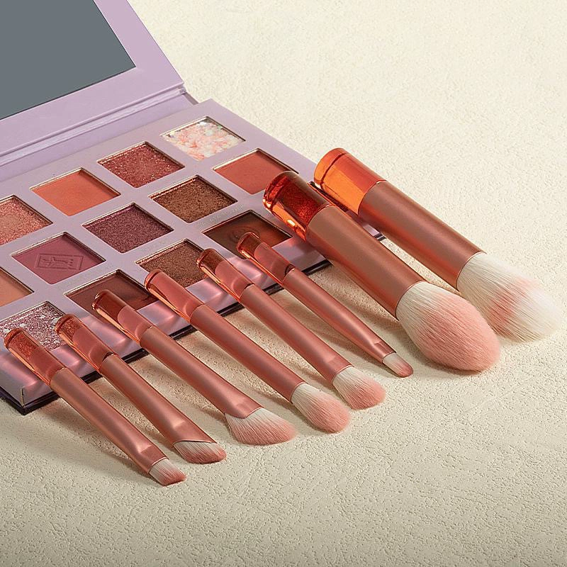 Small brush, handheld face blush, 8 pieces
