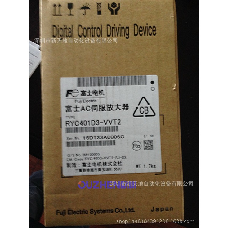 全新原装富士伺服驱动器RYC401D3-VVT2现货议价