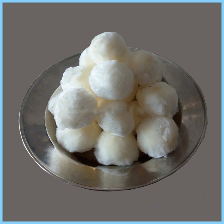 厂家供应改性纤维球滤料百源 除油过滤纤维填料 污水处理