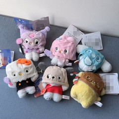 万圣节猫咪库洛米帕恰狗可爱鬼蒙面挂件毛绒公仔头套包挂饰