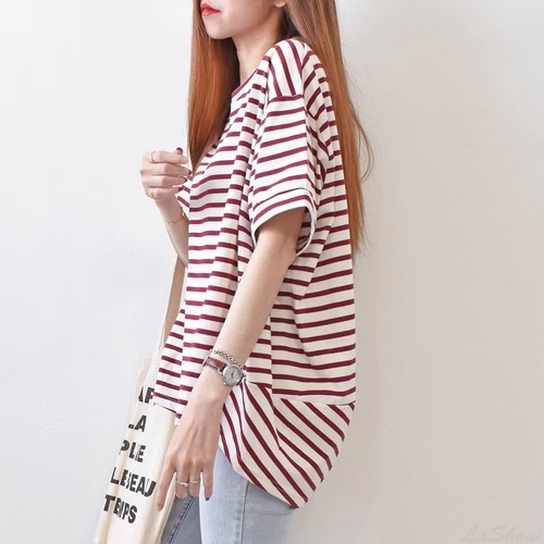 Women's Loose Casual Slimming Plus Size Unstructured Top Ins Trendy