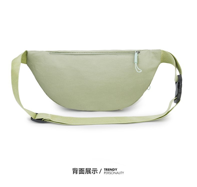 Solid Color Pattern Unisex Classic Style Sport Style Solid Color Oxford Cloth Waist Bags