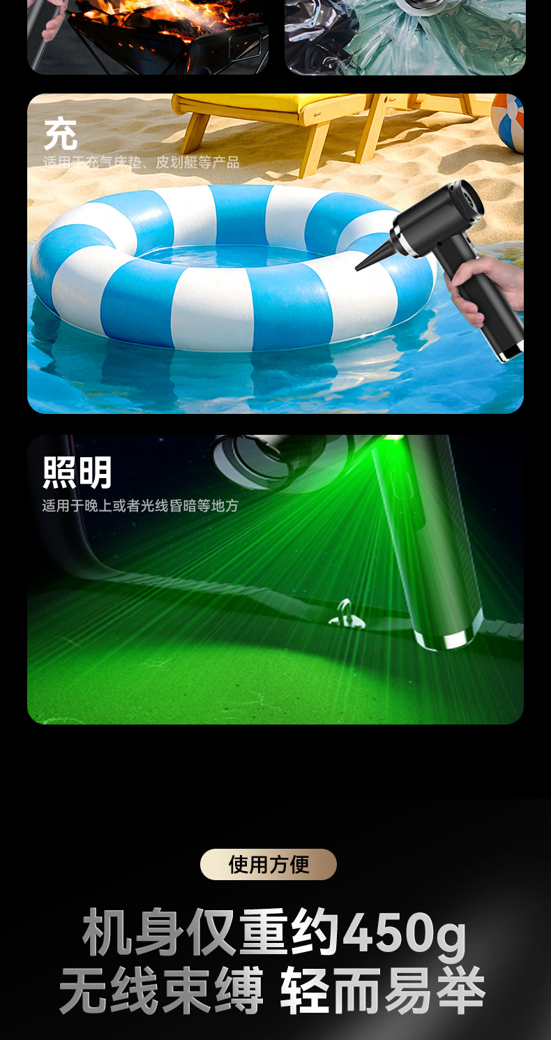 Car vacuum cleaner with high suction power, cordless, handheld, and compact design for use in cars. Factory direct sales, OEM available