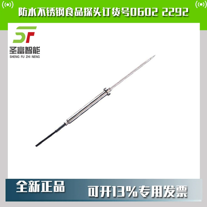 Водонепроницаемый Пищевой зонд Testo Detu из нержавеющей стали, термопара K-типа, порядковый номер 0602 2292