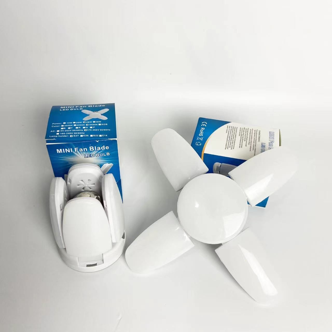4叶灯LED微型可折叠叶子灯精致小巧4+1灯家居照明灯节能灯螺口