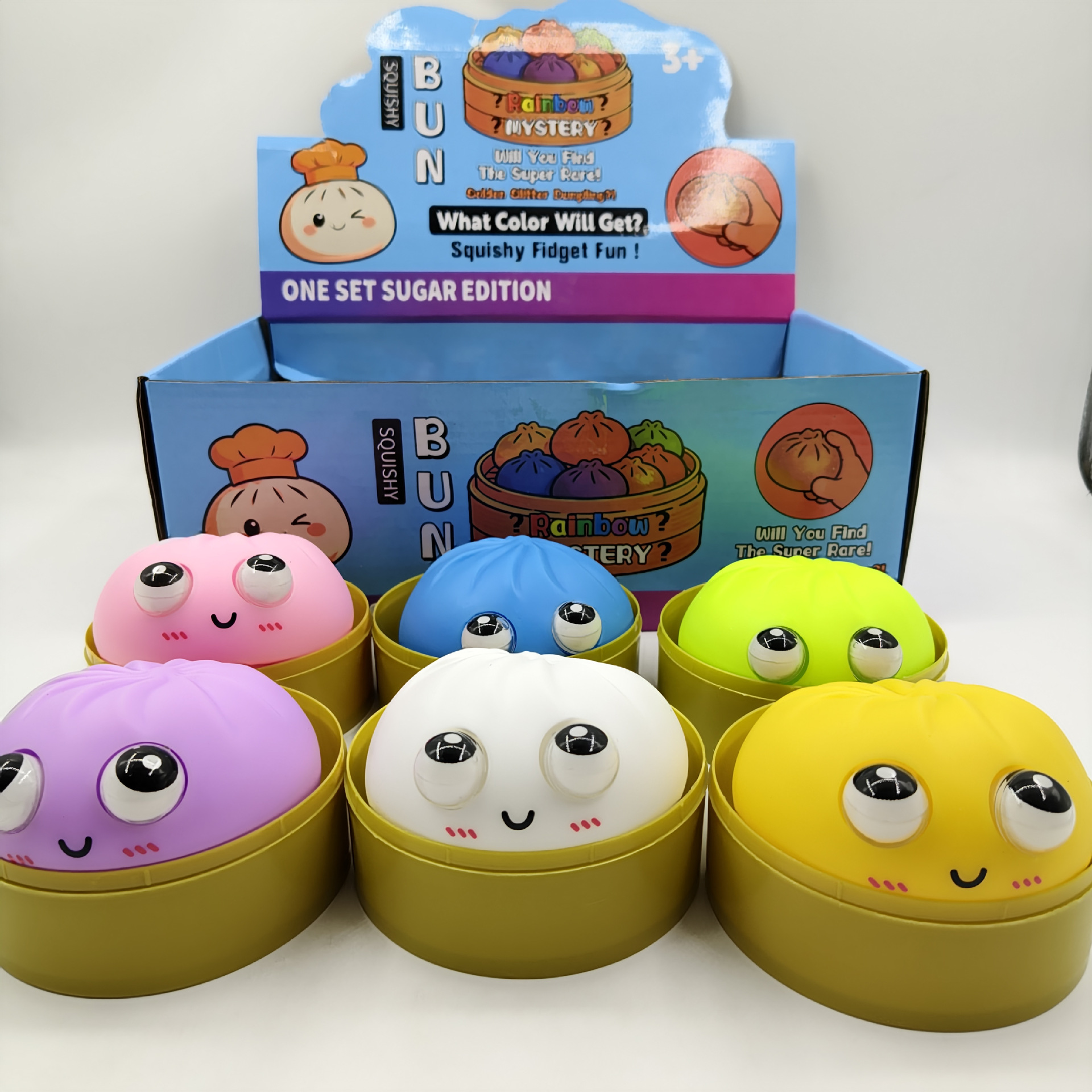 Bollos de bolos de pop transfronterizos, pellizco de pellizco, descompresión de bolos de simulación suaves, forma de bolos de imitación encantadora, interesante, no pegajoso, alivio de la aburrimiento. image 34