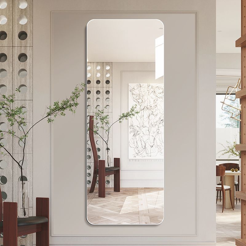 Soft Mirror Wall-Mounted Self-Adhesive Bathroom Household Acrylic Full-Length Mirror Bathroom Face Wash Makeup Mirror High-Definition Punch-Free