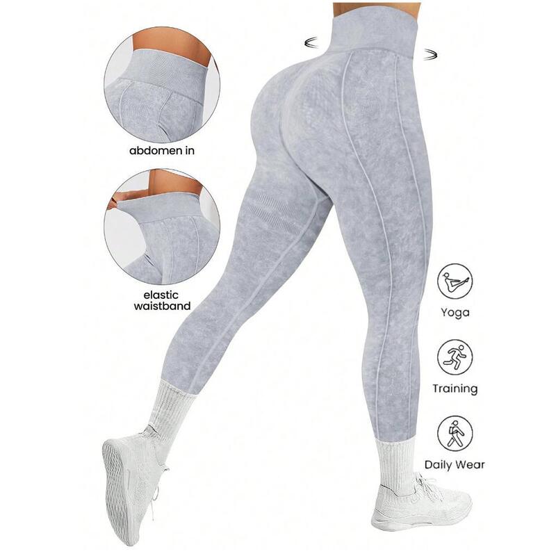 New Washed Frosted Line Element Peach Hip Pants Seamless Yoga Pants Fitness Pants Running Sports Pants Women New Washed Frosted Line Element Peach Hip Pants Seamless Yoga Pants Fitness Pants Running Sports Pants Women