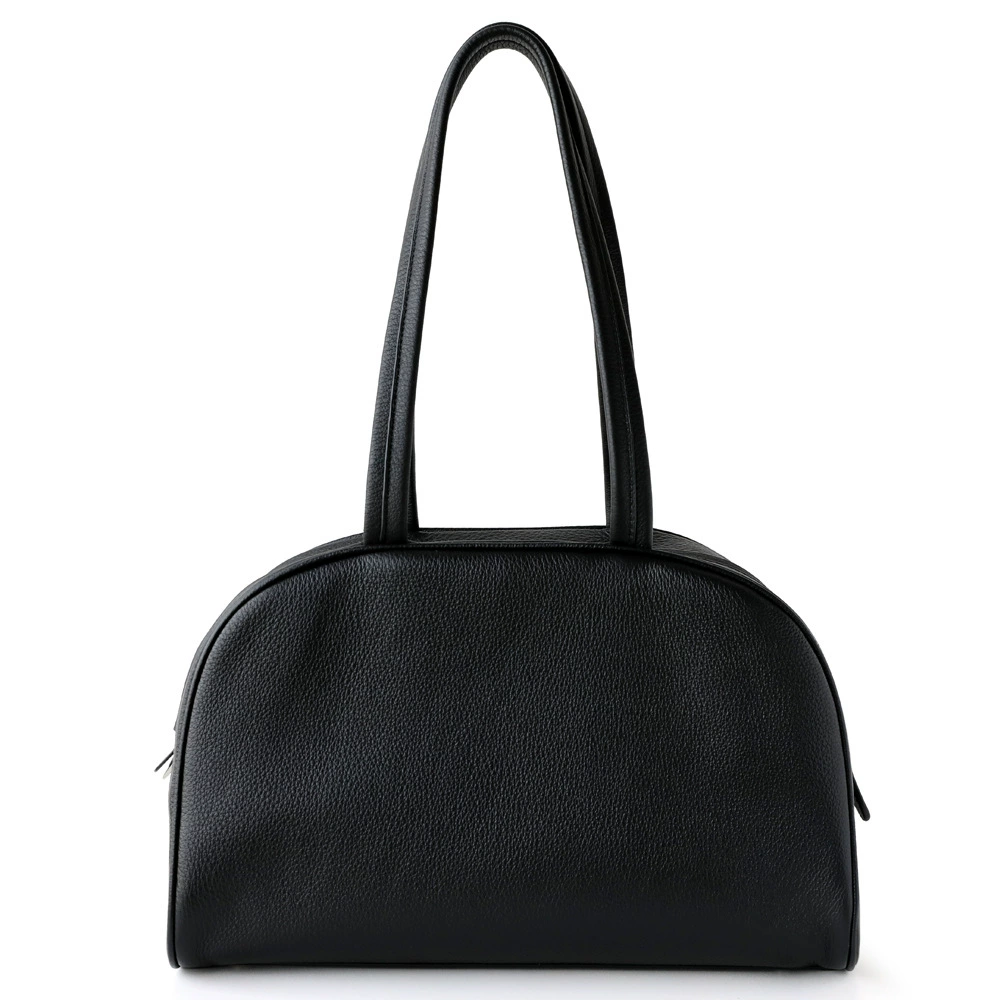 Retro leather capacious shoulder bag, one-shoulder bag, genuine leather