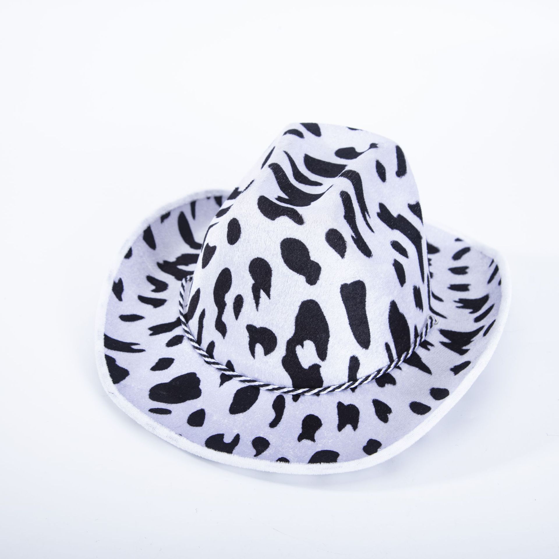 Supply large cowboy hat cow pattern cowboy hat cow pattern adult party hat large brim hat large price from the best