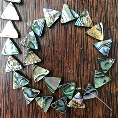 Bao Fish Pearl Chain Triangle 13x15mm Pendant Earrings Necklace Bracelet Craft Material DIY Accessories