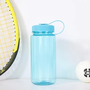 Cross-border Hot Selling 600ml Plastic Kettle Outdoor Portable Wide Mouth Sports Water Cup Handler Space Cup Wide Mouth Cup