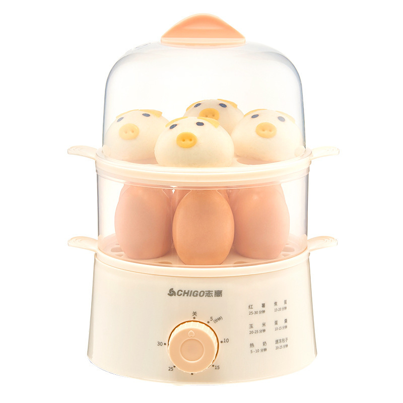 志高定时煮蛋器自动断电小型家用迷你蒸蛋早餐鸡蛋羹机多功能批发|undefined