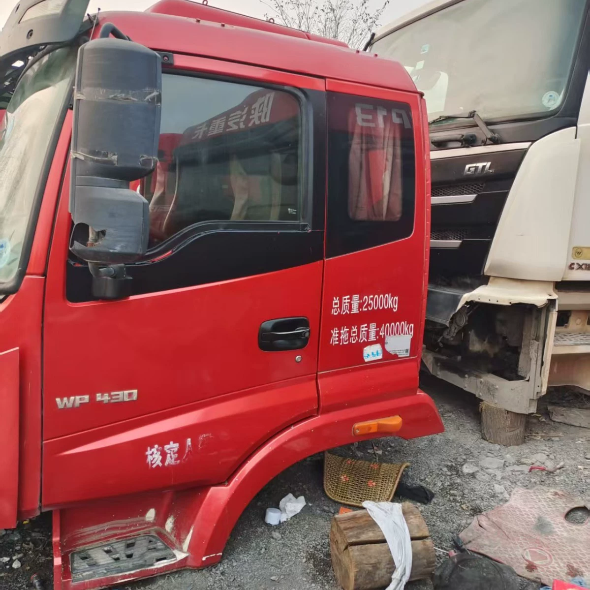 Б/у кабина Auman, подходит для кабины Auman ETX, б/у кабина Foton