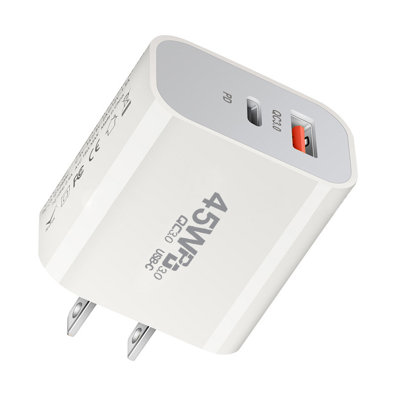 IP16X携帯電話用45W窒化ガリウム充電器45Wオーストラリア規格PD充電器45WデュアルPDアダプタ|undefined