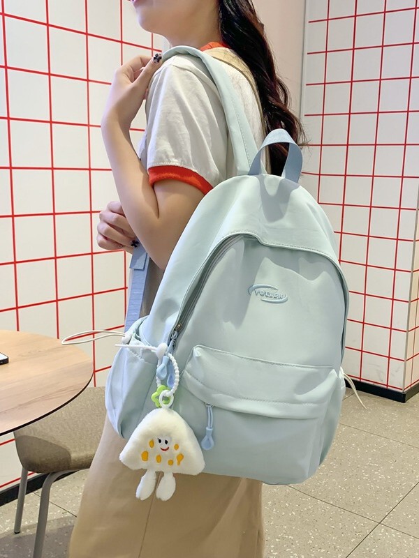 日本インカジュアルキャンパス小さなスクールバッグ女子中学生大学生バックパック軽量防水旅行バックパックトレンディ|undefined