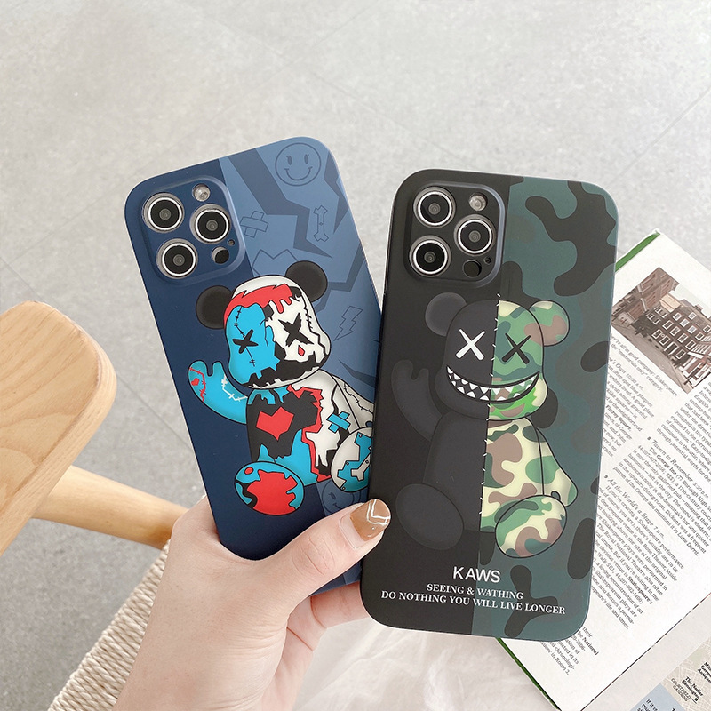 kaws camouflage violent bear iPhone12Pro...