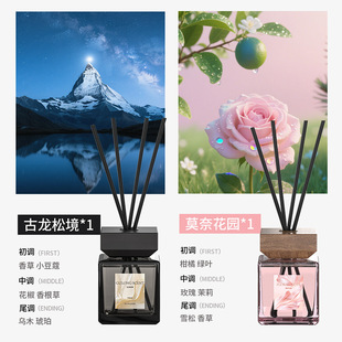 Tarot Square Mirror Perfume Rattan Stick Fragrance Diffuser Internet Celebrity Flameless Aromatherapy Home Bedroom High-Value Fragrance Liquid Aromatherapy