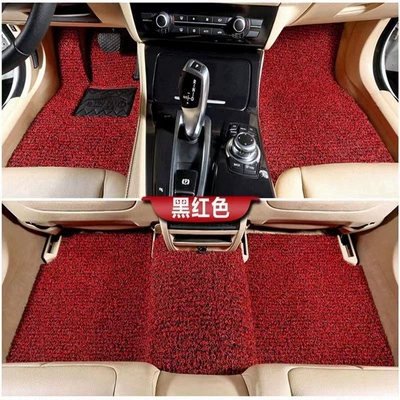 Car floor mat, single piece, universal model for the driver's side, silk loop mat, easy to clean, car mat, car foot pad, can be cut to size