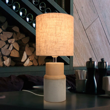 美式布罩小夜灯批发创意陶瓷工艺品台灯具房间卧室床头灯装饰灯