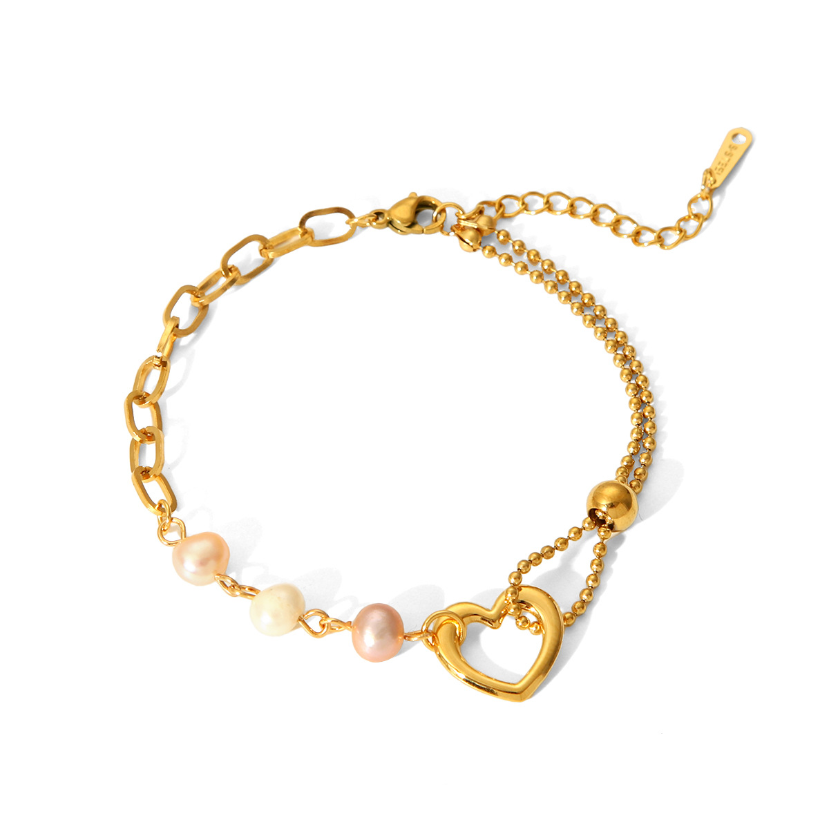 Damen Armband Aus Titanstahl Wasserfest Und Hypoallergen_voghion.com