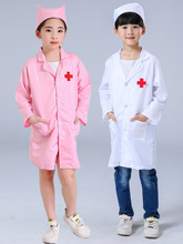 兒童醫生服裝小護士工作服女孩過家家白大卦幼兒職業角色扮演出服
