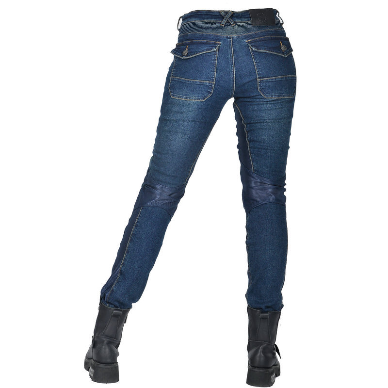 VOLERO JES-4 motocicleta Denim ciclismo Pantalones mujer Caballero verano malla transpirable motocicleta anti-caída Pantalones