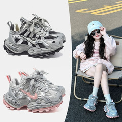 真皮儿童老爹鞋2025年春夏新款女童软底时尚运动鞋男童秋季运动鞋