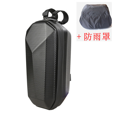 Scooter eléctrico, bolsa de cabeza, bolsa colgante, carcasa dura EVA, bicicleta plegable impermeable, primer paquete de manillar equilibrado