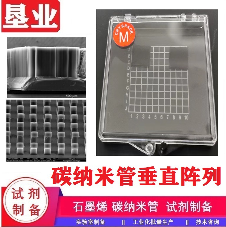 [碳纳米管阵列]单壁/少壁碳纳米管 垂直阵列 化学气相沉积法生长