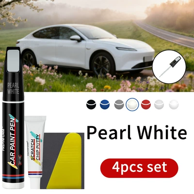 Avtomobil boya qələmləri: Universal Cross-Border Supply - p27-pearl-white-4pcs