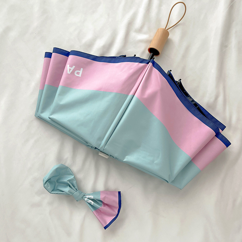 Paraguas de sol completamente automático, protección solar, protección UV, paraguas de sol para mujer, paraguas plegable de alta gama de doble uso, paraguas de cinco pliegues