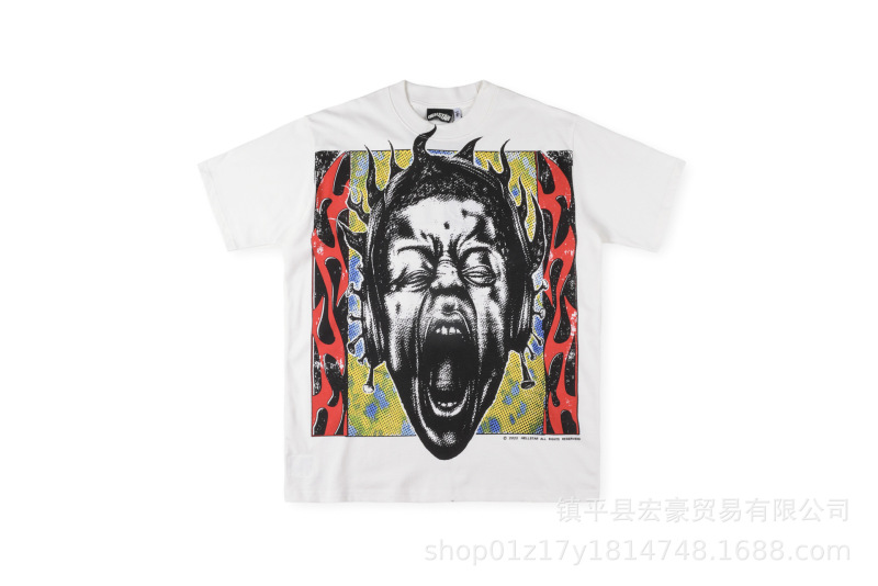 25SS新型アメリカンカラー洗水フード付きの男性と女性の上着のtシャツのジーンズの5分のズボン|undefined