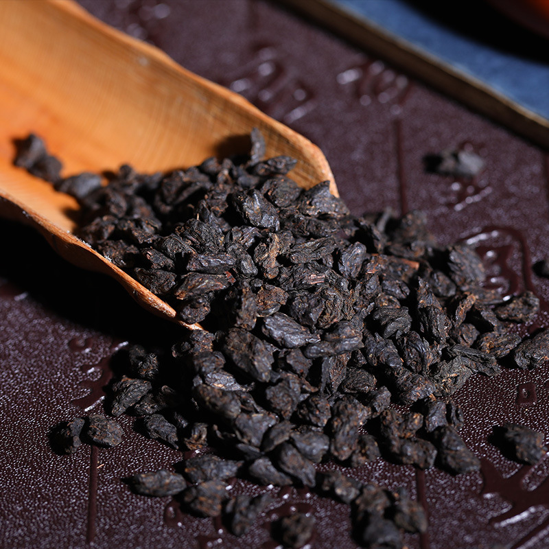 Waxy Fragrant Broken Silver 2021 Tea Fossil 500g Loose Bag Yunnan Pu'Er Ripe Tea Kunming Dry Warehouse Tea Factory Waxy Fragrant Broken Silver 2021 Tea Fossil 500g Loose Bag Yunnan Pu'Er Ripe Tea Kunming Dry Warehouse Tea Factory