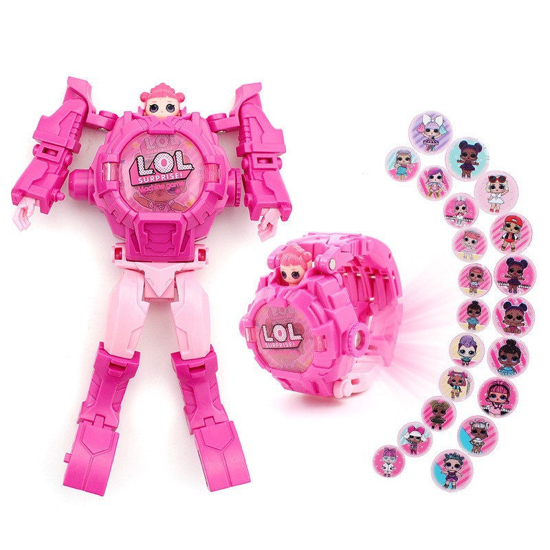 Surprise doll, transformer, watch