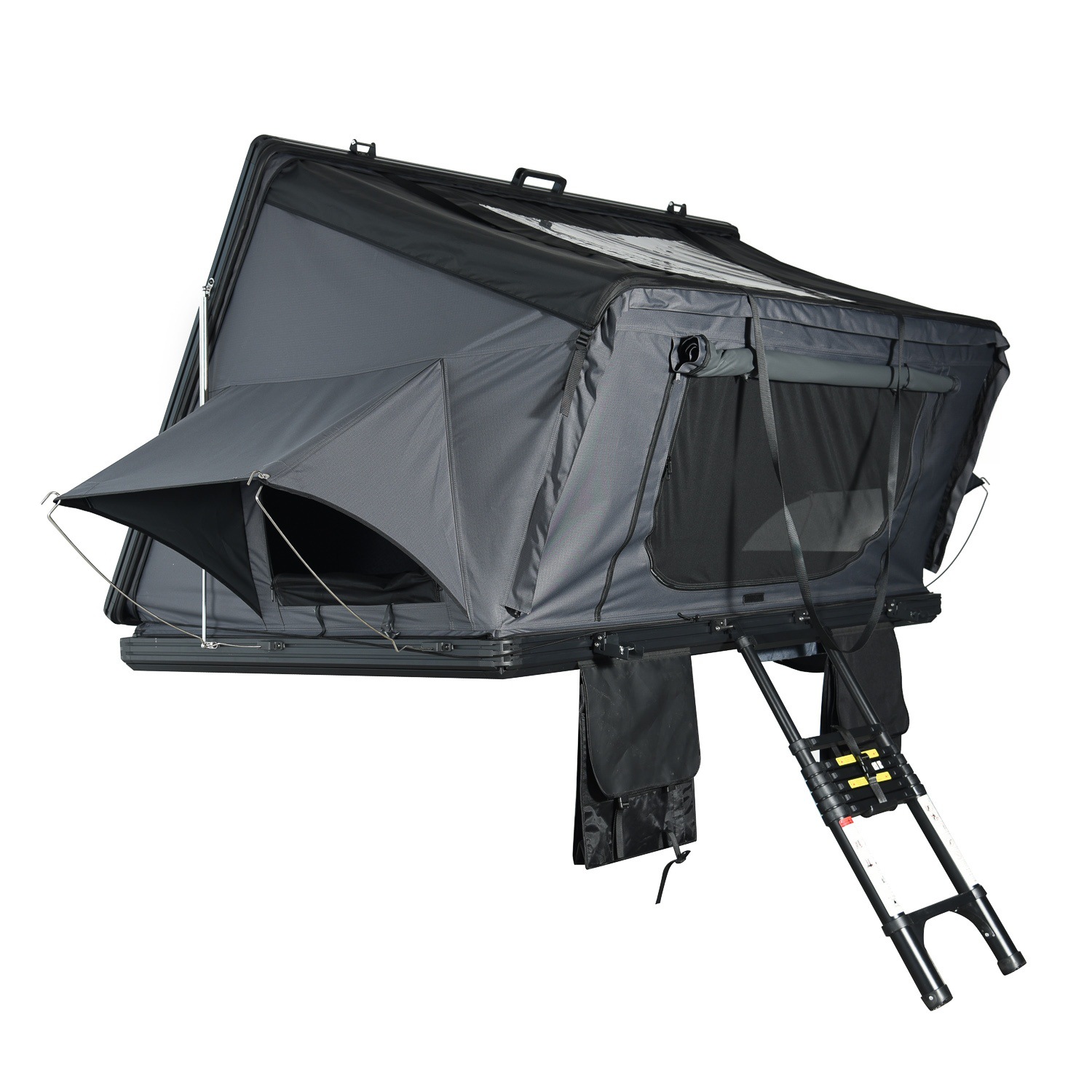 Hard-Shell Side-Opening Car Roof Tent, Quick-Open Car Tent, Suv Outdoor Camping Tent, Foldable, Windproof, Rainproof