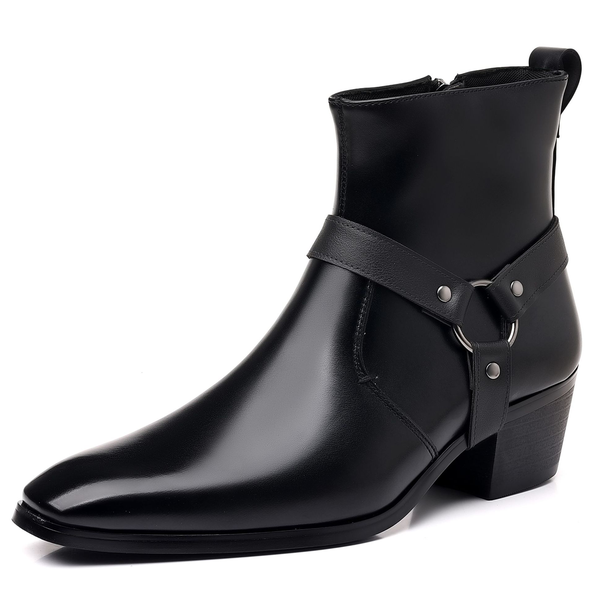 Autumn/Winter men's fashion zipper boots_vogvips.com