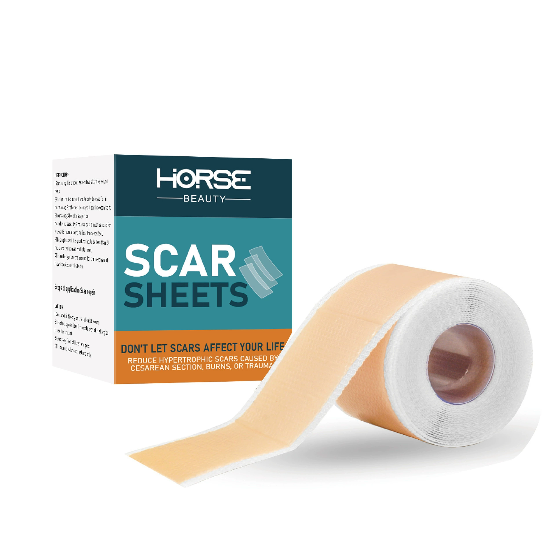 Трансграничные HORSE силиконовый гель наклейки на кожу Silicone wound repair scar patches