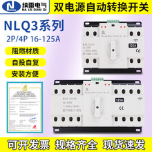 ˫��Դ�Զ�ת������������MCB��΢��2P/125A100A63A 220V��óר��
