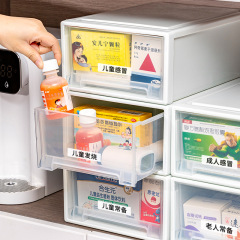 薬箱家庭用引き出し式家庭用収納棚大容量薬品整理箱多層医薬緊急薬箱