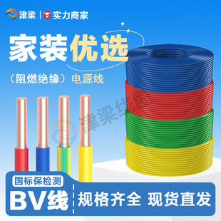 Global hot BV power cord 4/6/10 square cable outdoor mobile power socket wire GB copper core
